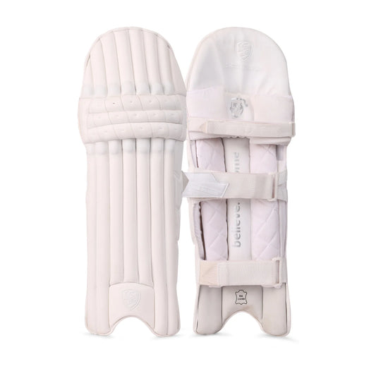 SG Hilite White Cricket Batting Legguard (Batting Pad)(2024)