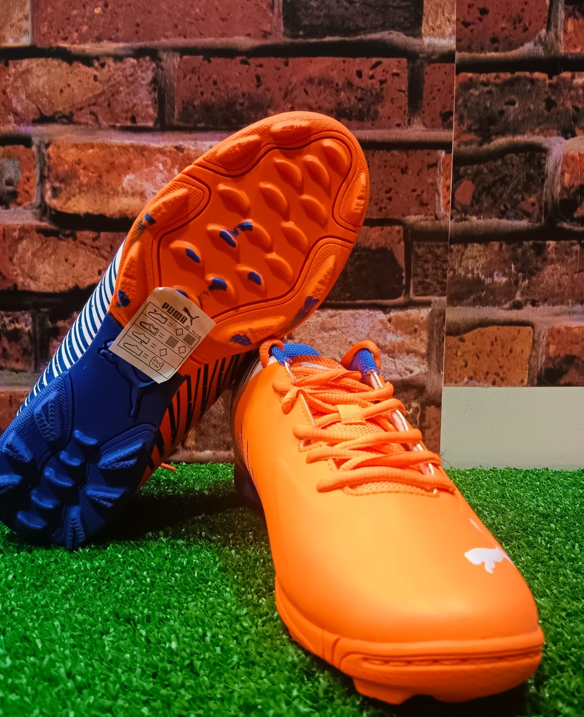 PUMA JUNIOR SHOES Neon Citrus-Puma White-Bluemazing