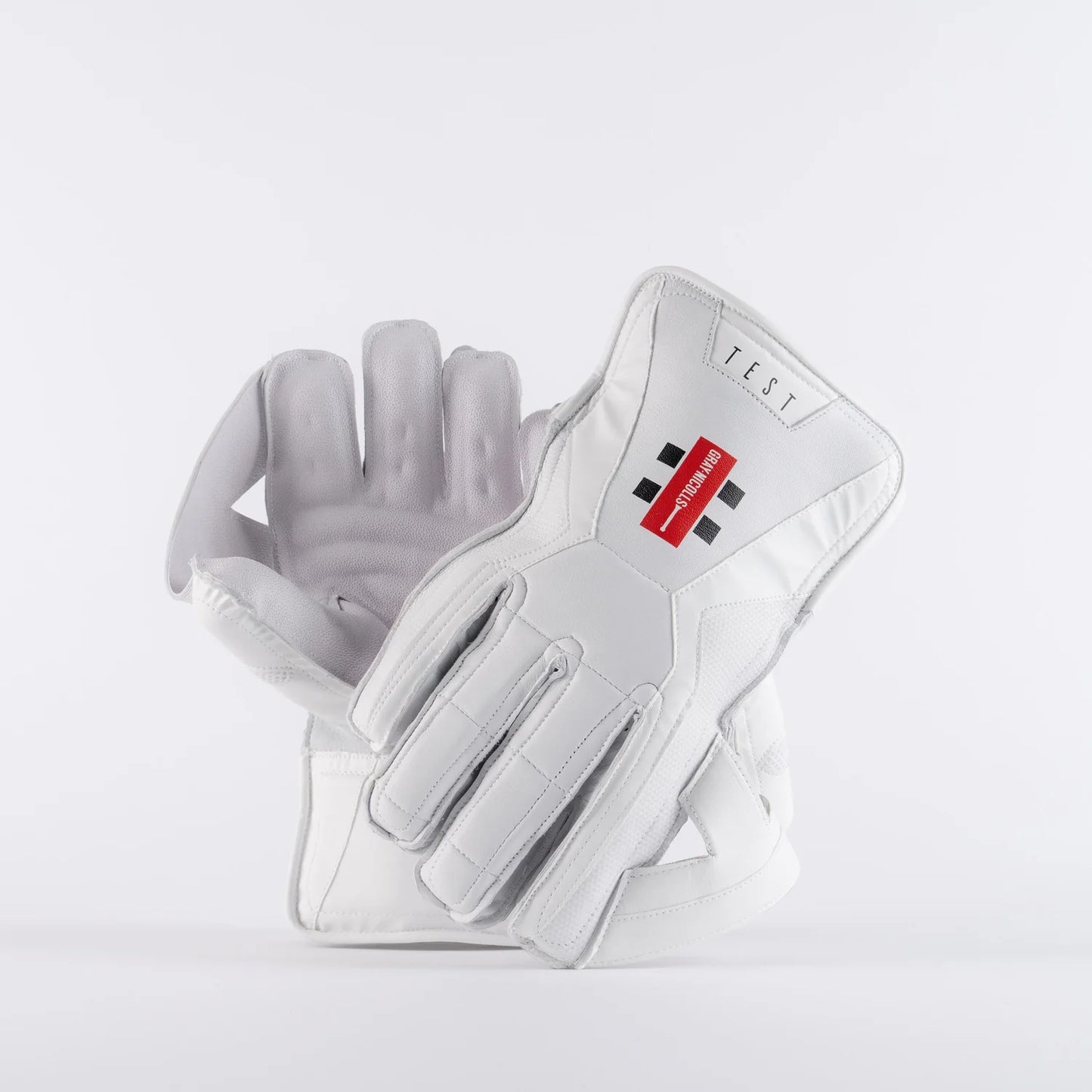 GRAY NICOLLS TEST WHITE WICKET KEEPING GLOVES