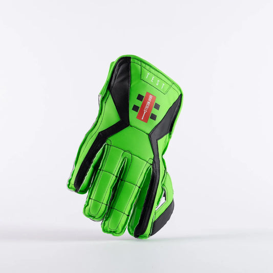 GRAY NICOLLS TEST GREEN WICKET KEEPING GLOVES