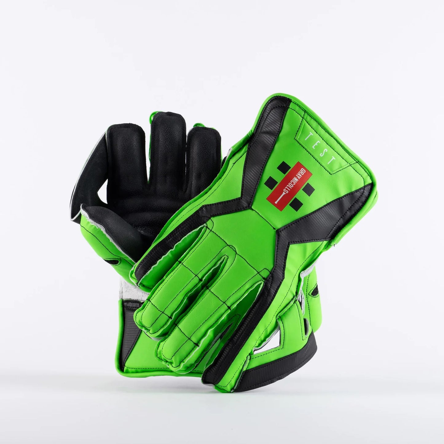 GRAY NICOLLS TEST GREEN WICKET KEEPING GLOVES