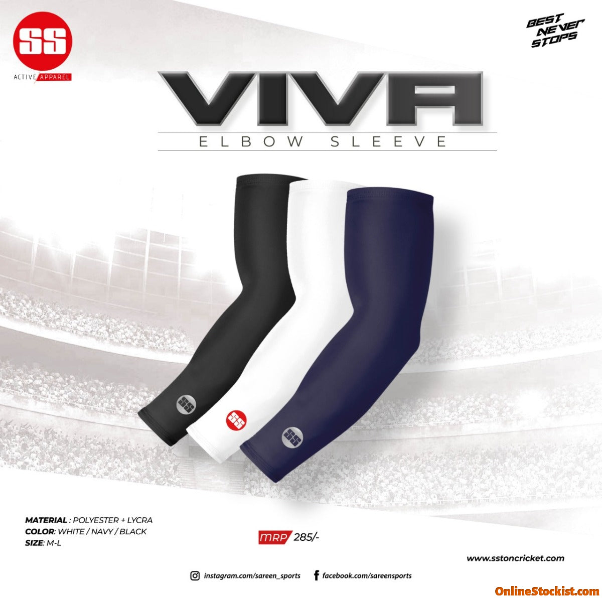 SS Elbow Sleeve 4 way stretch