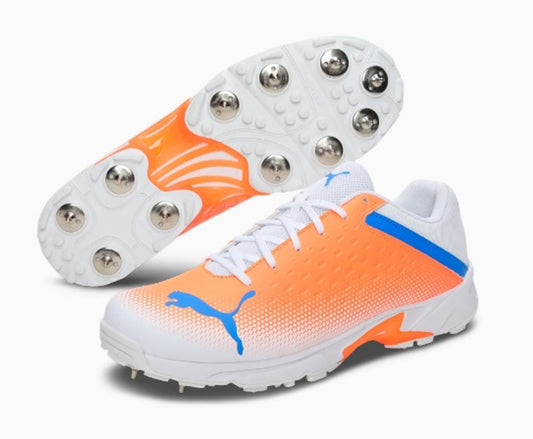 PUMA Spike 22.2 Men's Cricket Shoes white-bluemazing-Neon Citrus