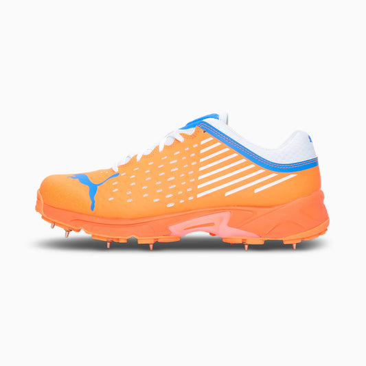 PUMA Spike 22.1 Men's Cricket Shoes Neon Citrus-bluemazing-puma white