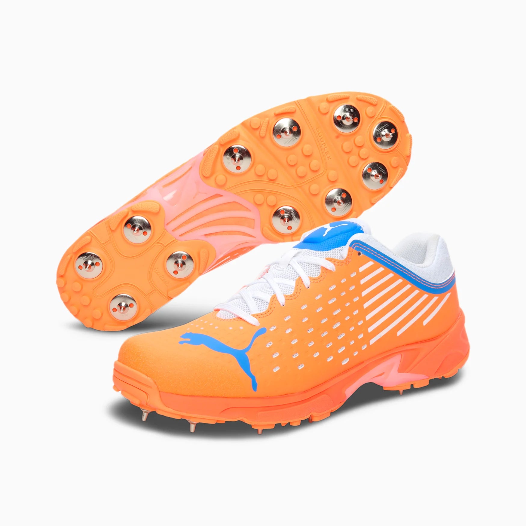 PUMA Spike 22.1 Men s Cricket Shoes Neon Citrus bluemazing puma white