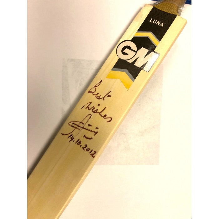 Syed Kirmani Autographed Mini Bat