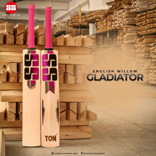 SS GLADIATOR ENGLISH WILLOW CRICKET BAT 2023(NO DISCOUNT)