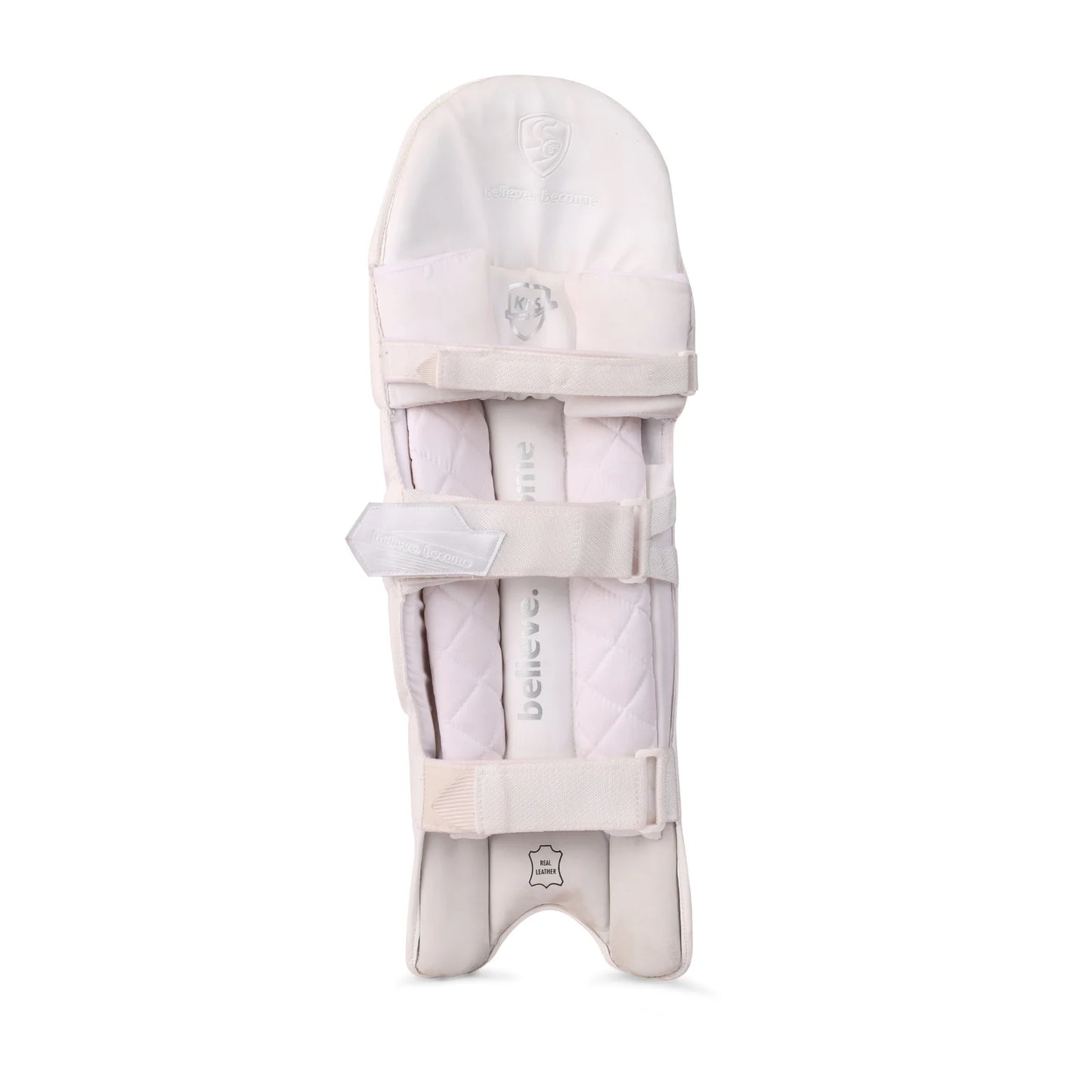 SG Hilite White Cricket Batting Legguard (Batting Pad)(2024)