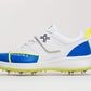 Payntr X Bowling SPIKE (White & Blue) Cricket Shoes