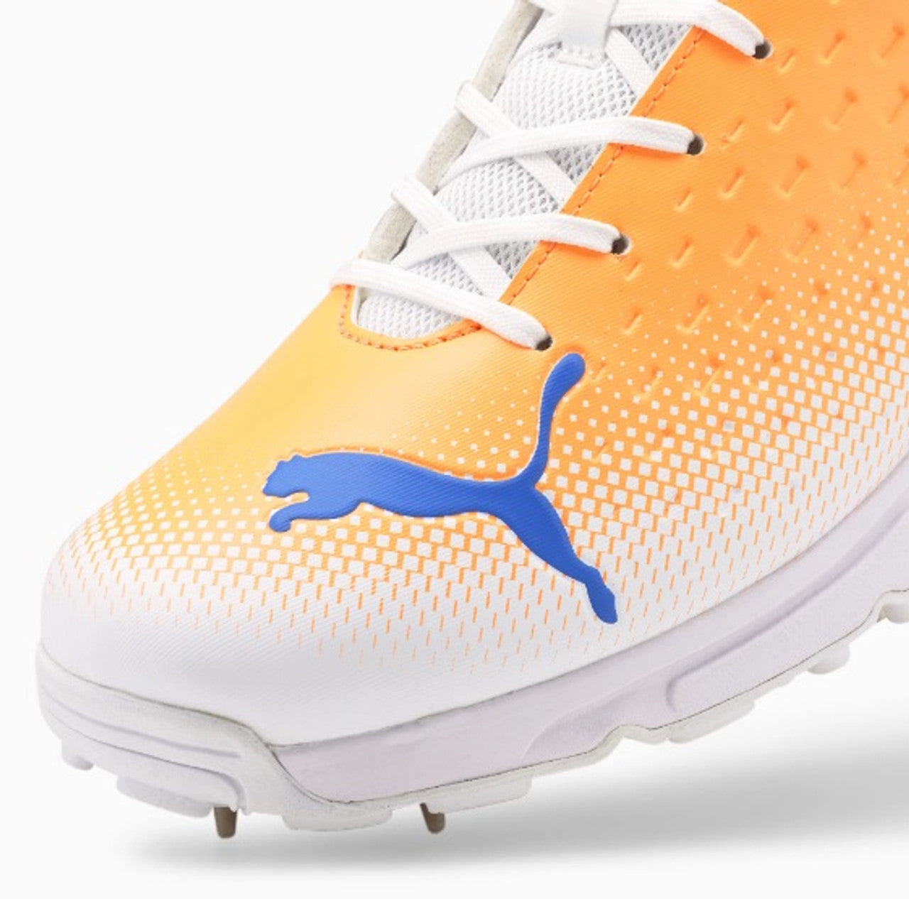 PUMA Spike 22.2 Men's Cricket Shoes white-bluemazing-Neon Citrus