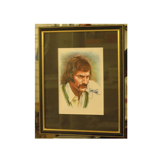 Dennis Lillee - Autographed Portrait