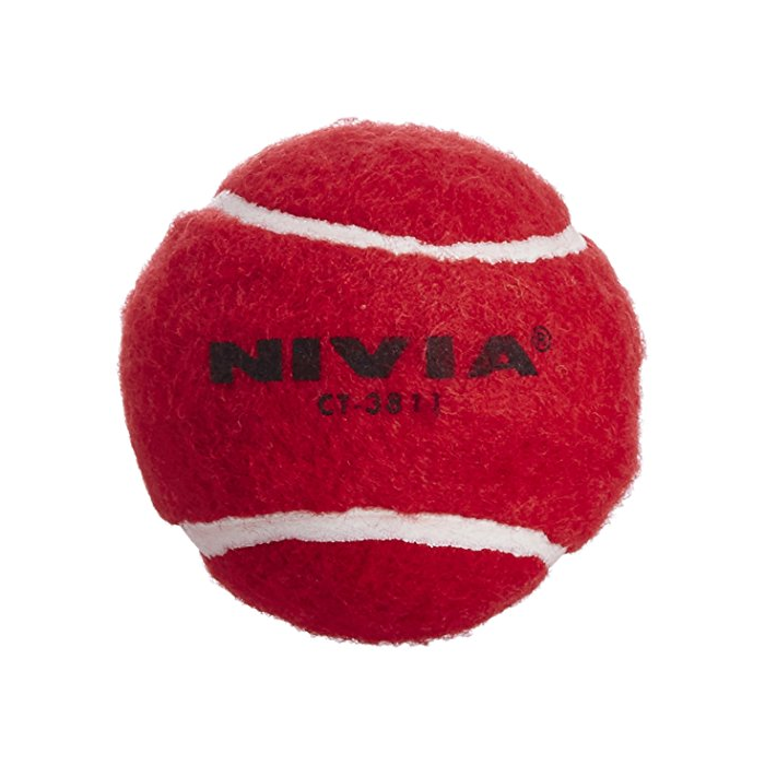 Nivia Heavy Tennis Ball (Red/Yellow) - 1/2 dozen