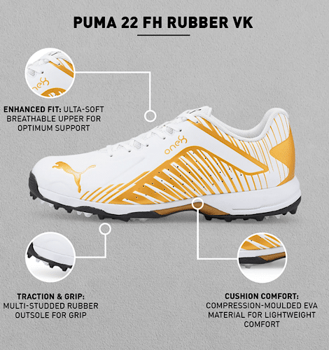PUMA 22 FH Rubber White Gold Puma Black 2022