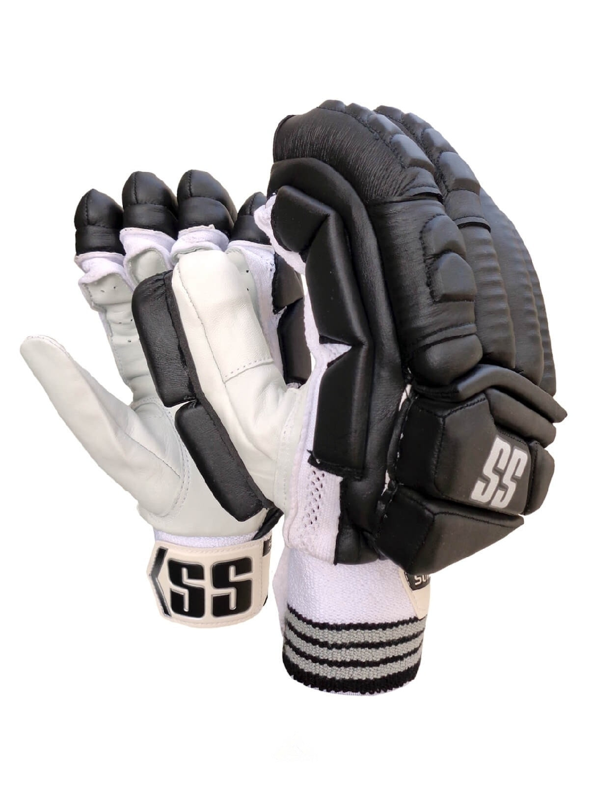 E4 Extreme Edition Black with Gold Batting Gloves- 2023