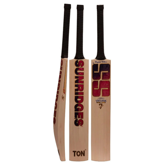 SS VINTAGE FINISHER 7 ENGLISH WILLOW CRICKET BAT 2023